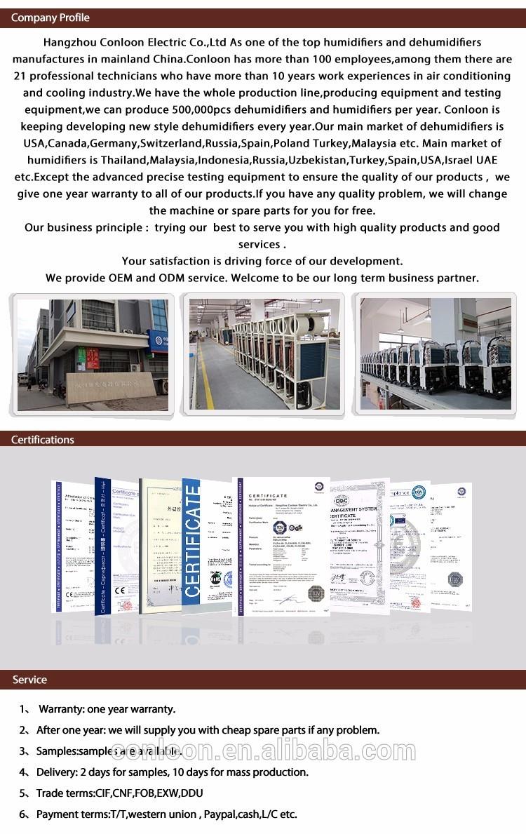 30KG/HR Capacity Duct Dehumidifier